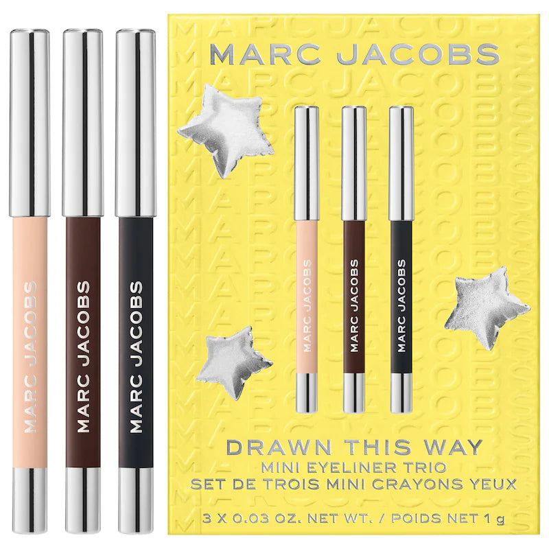 Marc Jacobs Beauty 
Mini Drawn This Way Longwear Eyeliner Trio Gift Set